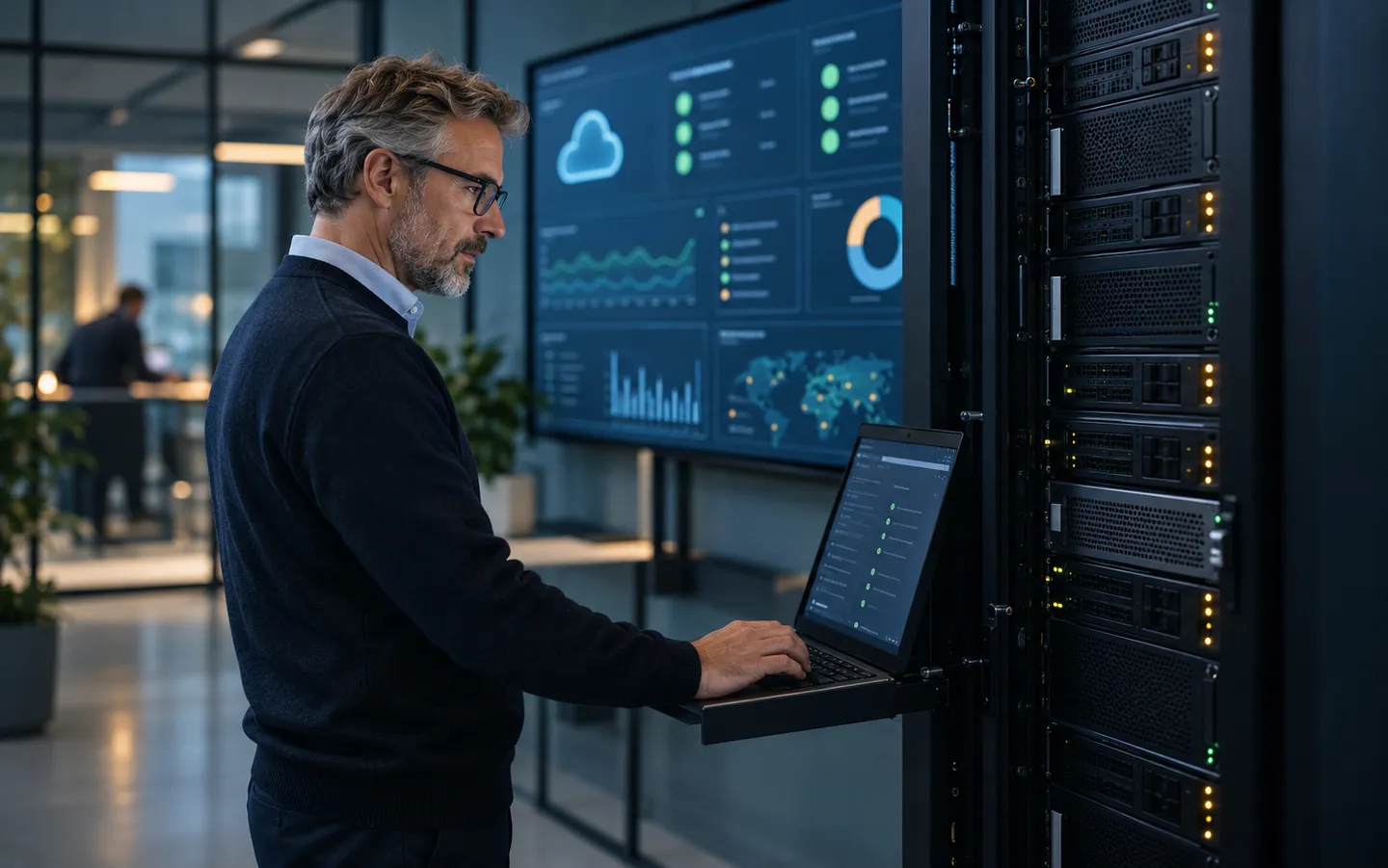 Expert supervisant l’infrastructure technique qui héberge Odoo